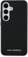 Karl Lagerfeld PU Saffiano Metal Logo and Frame Zadní Kryt pro Samsung Galaxy S25+ Black - Kryt na mobil
