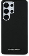 Karl Lagerfeld PU Saffiano Metal Logo and Frame Back Cover for Samsung Galaxy S25 Ultra Black - Phone Cover