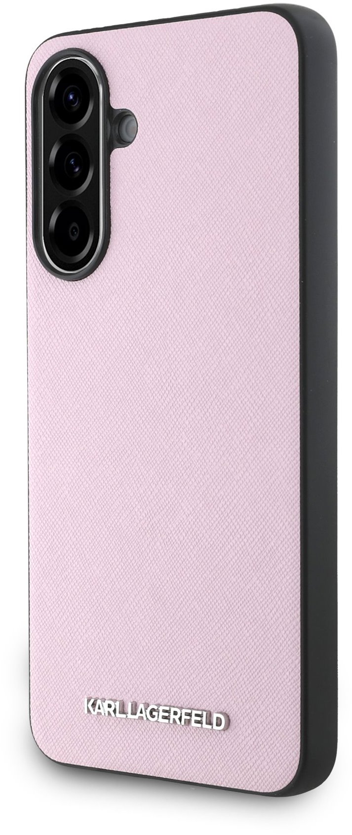 Karl Lagerfeld PU Saffiano Metal Logo Samsung Galaxy A56 rózsaszín tok