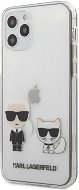 Karl Lagerfeld PC/TPU Karl&Choupette pre Apple iPhone 12/12 Pro Transparent - Kryt na mobil
