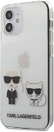 Karl Lagerfeld PC/TPU Karl&Choupette - Apple iPhone 12 Mini, Transparent - Telefon tok