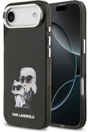 Karl Lagerfeld IML Aquarelle Karl and Choupette Back Cover for iPhone Air Black - Phone Cover