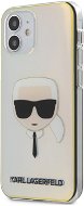 Karl Lagerfeld PC/TPU Head for Apple iPhone 12 Mini, Iridescent - Phone Cover