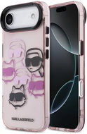 Karl Lagerfeld IML Multi K&CH Heads Back Cover for iPhone Air Pink - Phone Cover