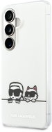 Karl Lagerfeld IML K&CH Peekaboo Logo Magnetic Back Cover for Samsung Galaxy S26 White - Phone Cover