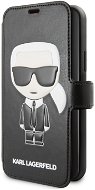 Karl Lagerfeld Ikonik Book for iPhone 11, Black - Phone Case