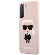 Karl Lagerfeld Iconic Full Body Silikónový Kryt na Samsung Galaxy S21 Pink - Kryt na mobil