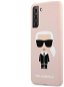 Karl Lagerfeld Iconic Full Body Silikon Cover für Samsung Galaxy S21 - pink - Handyhülle
