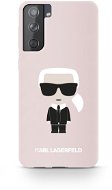 Karl Lagerfeld Iconic Full Body szilikon tok Samsung Galaxy S21+ készülékhez, rózsaszín - Telefon tok