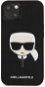 Karl Lagerfeld PU Saffiano Karl Head Cover für Apple iPhone 13 - Schwarz - Handyhülle