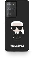 Karl Lagerfeld Iconic Full Body Silicone Case for Samsung Galaxy S21 Ultra Black - Phone Cover