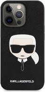 Karl Lagerfeld PU Saffiano Karl Head Cover for Apple iPhone 13 Pro, Black - Phone Cover