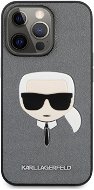 Karl Lagerfeld PU Saffiano Karl Head Apple iPhone 13 Pro ezüst tok - Telefon tok