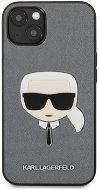 Karl Lagerfeld PU Saffiano Karl Head Apple iPhone 13 mini ezüst tok - Telefon tok