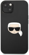 Karl Lagerfeld PU Leather Karl Head Cover for Apple iPhone 13, Black - Phone Cover