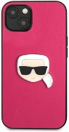 Karl Lagerfeld PU Leather Karl Head Cover für Apple iPhone 13 mini - Pink - Handyhülle