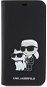 Karl Lagerfeld PU Saffiano Karl uad Choupette NFT Book Case für iPhone 12/12 Pro Black - Handyhülle