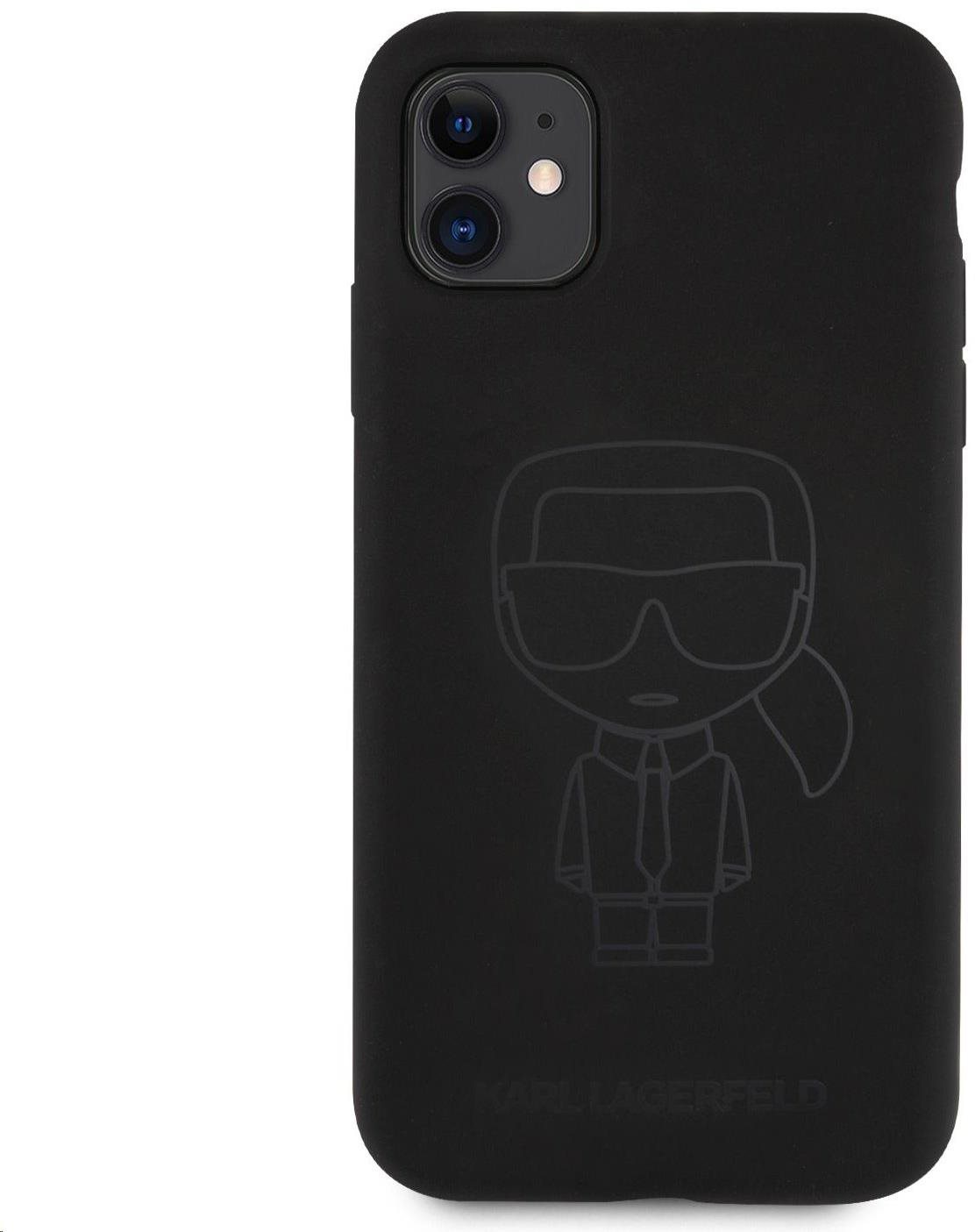 Karl Lagerfeld Iconic Outline Silicone Case for Apple iPhone 11