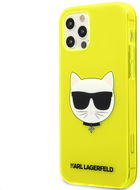 Karl Lagerfeld TPU Choupette Head Kryt für Apple iPhone 12 Pro Max Fluo Gelb - Handyhülle