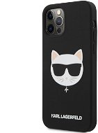 Karl Lagerfeld Choupette Head Silicone Case for Apple iPhone 12 Pro Max, Black - Phone Cover