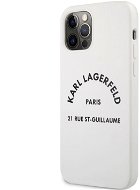 Karl Lagerfeld Rue St Guillaume Apple iPhone 12 Pro Max fehér szilikon tok - Telefon tok