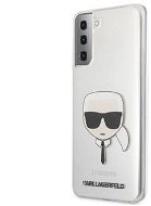 Karl Lagerfeld PC/TPU Head burkolat a Samsung Galaxy S21 készülékhez Transparent - Telefon tok