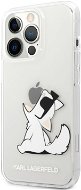 Karl Lagerfeld PC/TPU Choupette Eat Cover for Apple iPhone 13 Pro, Transparent - Phone Cover
