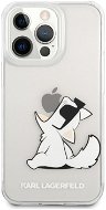 Karl Lagerfeld PC/TPU Choupette Eat Apple iPhone 13 Pro Max átlátszó tok - Telefon tok
