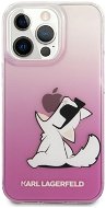 Karl Lagerfeld PC/TPU Choupette Eat Cover für Apple iPhone 13 Pro - Pink - Handyhülle