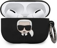 Karl Lagerfeld Silikónový kryt pre Airpod Pro Black - Puzdro na slúchadlá