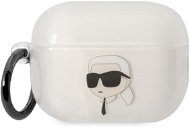 Karl Lagerfeld 3D Logo NFT Karl Head TPU Airpods Pro 2 White tok - Fülhallgató tok