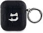 Karl Lagerfeld PU Embossed Choupette Head Pouzdro pro AirPods 1/2 Black - Headphone Case