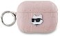 Karl Lagerfeld PU Embossed Choupette Head Hülle für AirPods Pro 2 Pink - Kopfhörer-Hülle