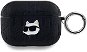 Karl Lagerfeld PU Embossed Choupette Head Pouzdro pro AirPods Pro Black - Headphone Case