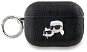 Karl Lagerfeld PU Embossed Karl and Choupette Heads Pouzdro pro AirPods Pro 2 Black - Headphone Case