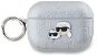 Karl Lagerfeld PU Embossed Karl and Choupette Heads Pouzdro pro AirPods Pro 2 Silver - Headphone Case