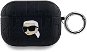 Karl Lagerfeld PU Embossed Karl Head Puzdro na AirPods Pro Black - Puzdro na slúchadlá