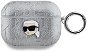 Karl Lagerfeld PU Embossed Karl Head Puzdro na AirPods Pro Silver - Puzdro na slúchadlá