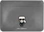 Karl Lagerfeld Saffiano Ikonik Computer Sleeve 13/14" Silver - Laptop Case