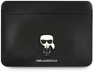 Karl Lagerfeld Saffiano Ikonik Computer Sleeve 16" Black - Puzdro na notebook