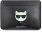 Karl Lagerfeld Choupette Head Embossed Computer Sleeve 16" Black - Laptop tok