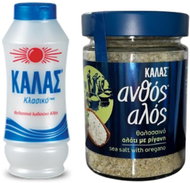 KALAS mořská sůl Jemná CLASSIC 250 g + Květinová s oregánem 300 g - Salt