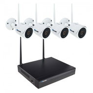 Secutek WiFi camera system SLG-WIFI3608ED4FE200 - 4 × 2Mpix camera, NVR - IP Camera