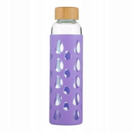 Kamille HydroLine 550 ml glass bottle, purple - Drinking Bottle