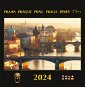 DIMART Kalendár Praha 2024 nástenný - Nástenný kalendár