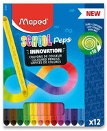 Maped Pastelky School Peps Infinity 12 barev - Coloured Pencils