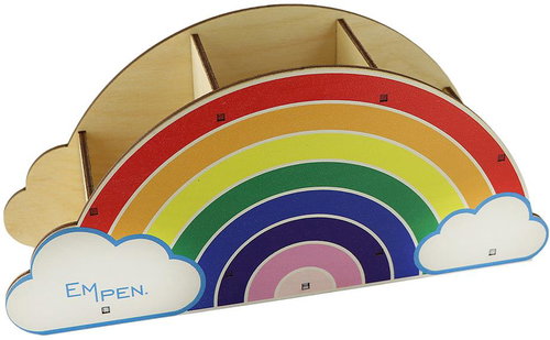 MPM Quality Rainbow - Children's wooden stand - Pencil Holder - Main image