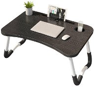 Verk Skladací stolík pod notebook – 60 × 27 × 40 cm – čierny - Stolík na notebook