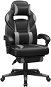 SONGMICS Herní židle nastavitelná, ergonomická, opěrka beder a hlavy, černá, šedá - Gaming-Stuhl