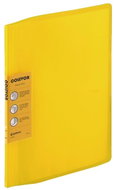 Comix Catalogue book A7595 A4, 10 pockets, yellow - Document Folder
